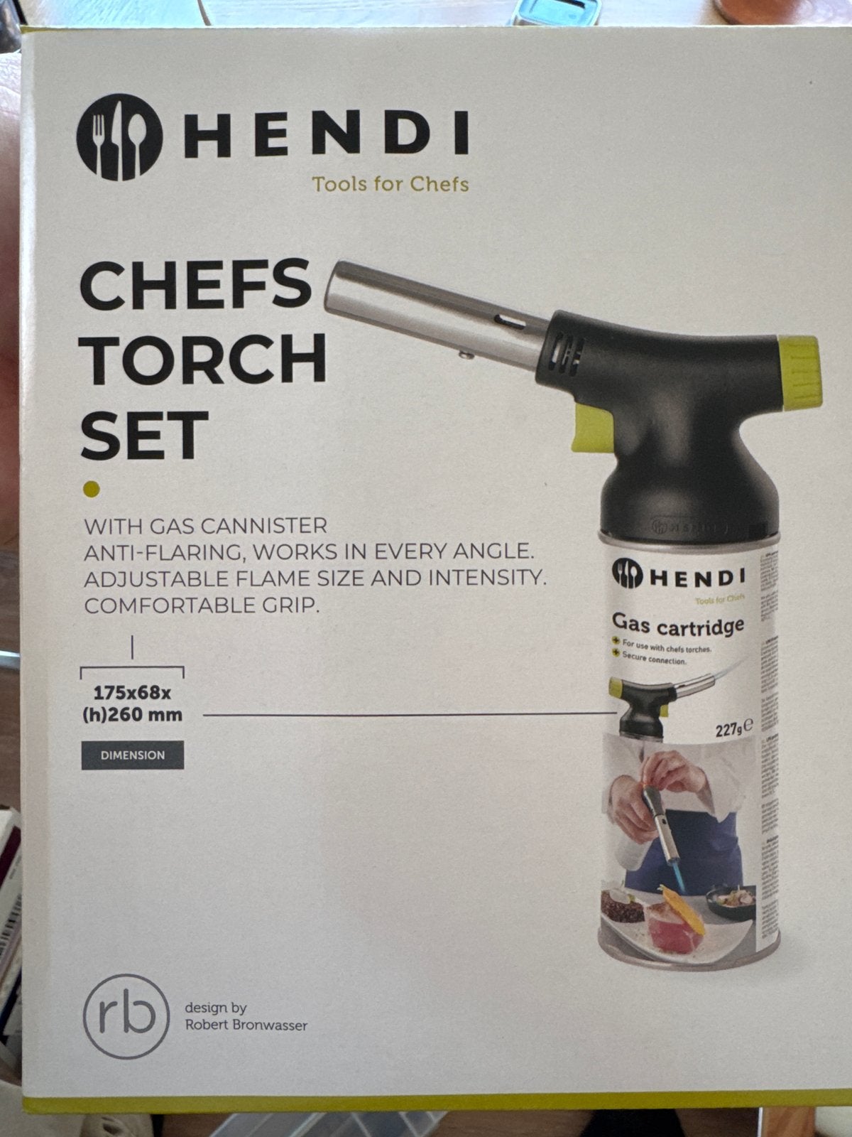 Hendi Chefs Torch Set - Nieuw in doos, Overige typen, Ophalen, Nieuw, Hendi