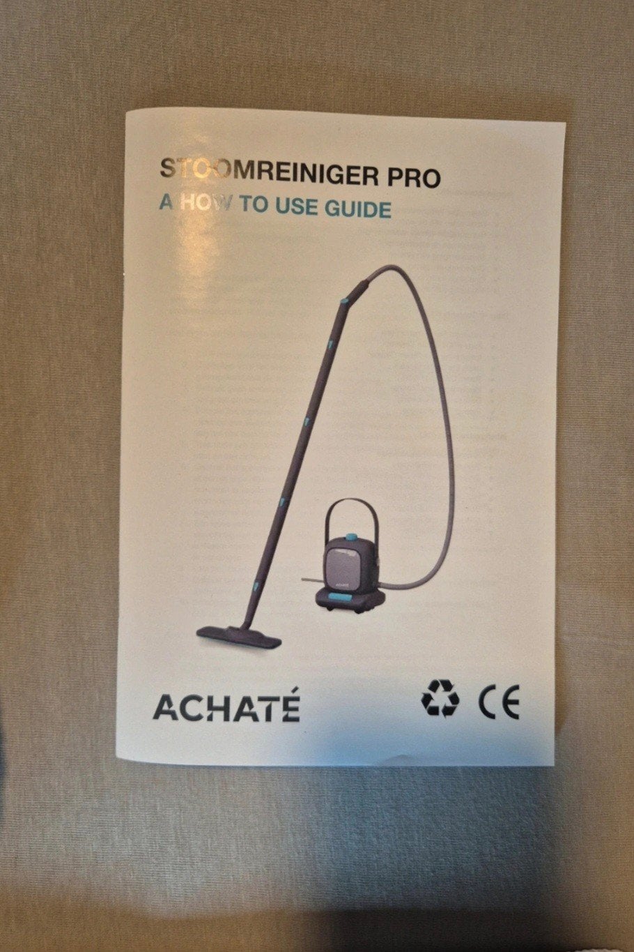 Stoomreiniger PRO achaté, Ophalen, Zo goed als nieuw, Stoomreiniger