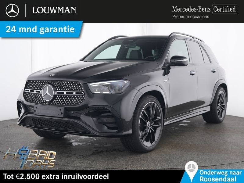 Mercedes-Benz GLE 400 e 4MATIC AMG Nightpakket Plug-In Hybri, Auto's, Mercedes-Benz, Automaat, 12 maanden, Zwart, 4 cilinders