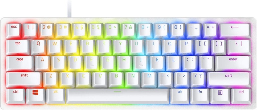 Razer Huntsman Mini Qwerty - Red Switch - RGB - 60% - Wit, Computers en Software, Razer, Eu-info@razer.com, Alter Teichweg 25, 22081 Hamburg, Duitsland