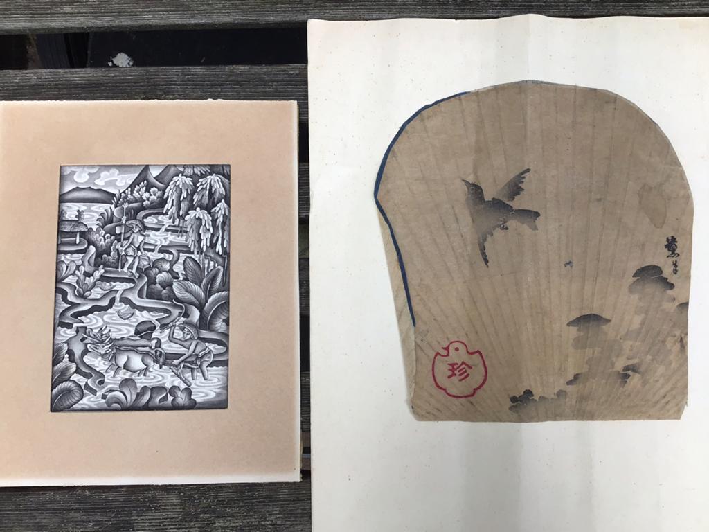 2 Oosterse afbeeldingen, Antiek en Kunst, Ophalen of Verzenden