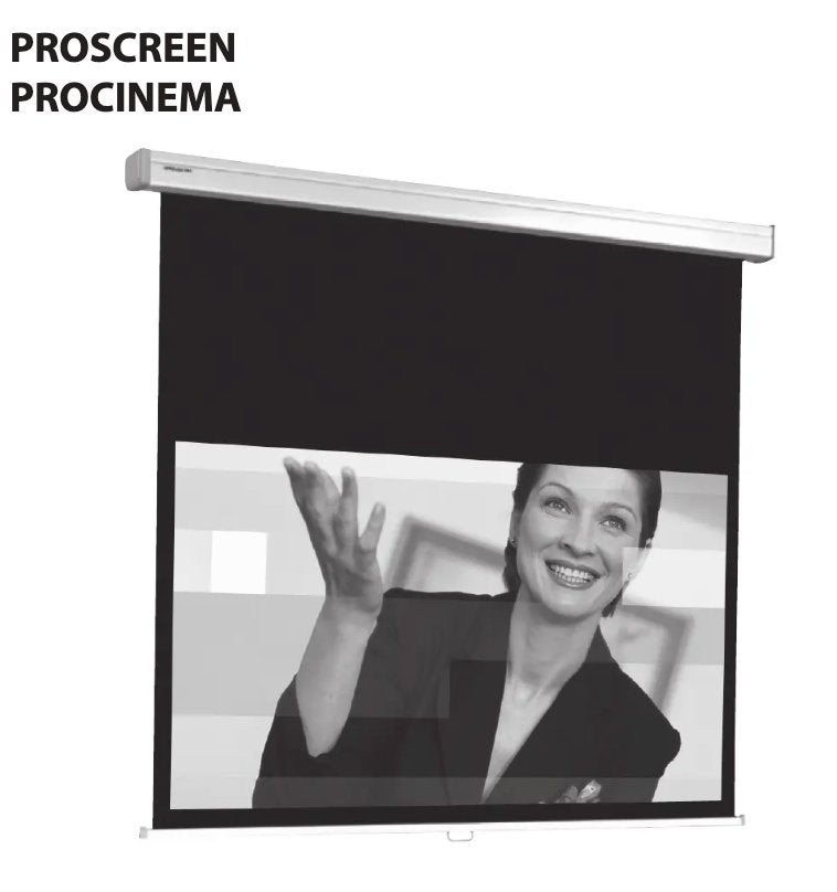 Projecta ProCinema + Panasonic PT-AX200E Beamer  Set, Ophalen, Handmatig, Gebruikt