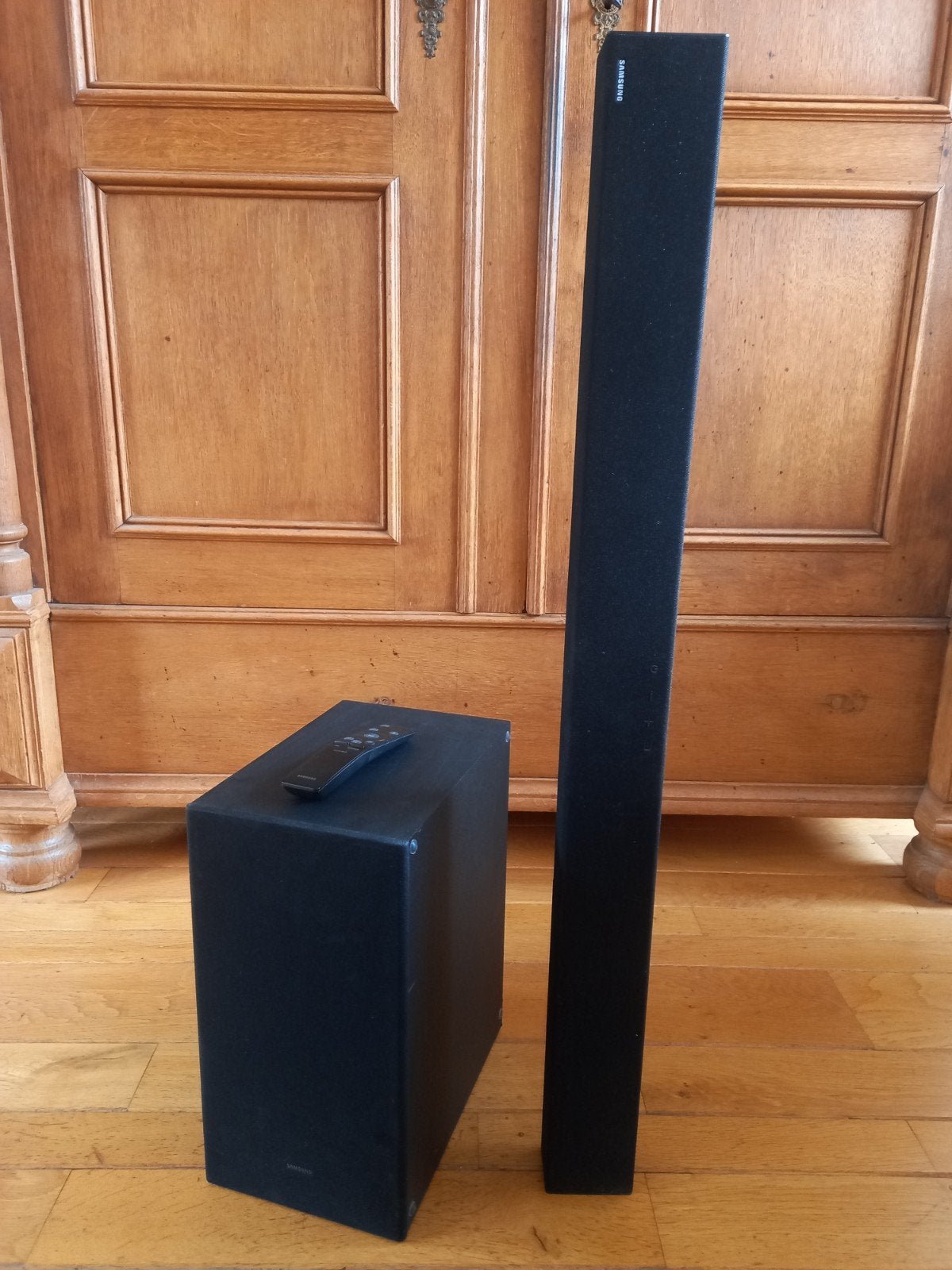 SAMSUNG Subwoofer  / Soundbar / Afstandsbediening, Overige merken, Gebruikt, Subwoofer, Minder dan 60 watt