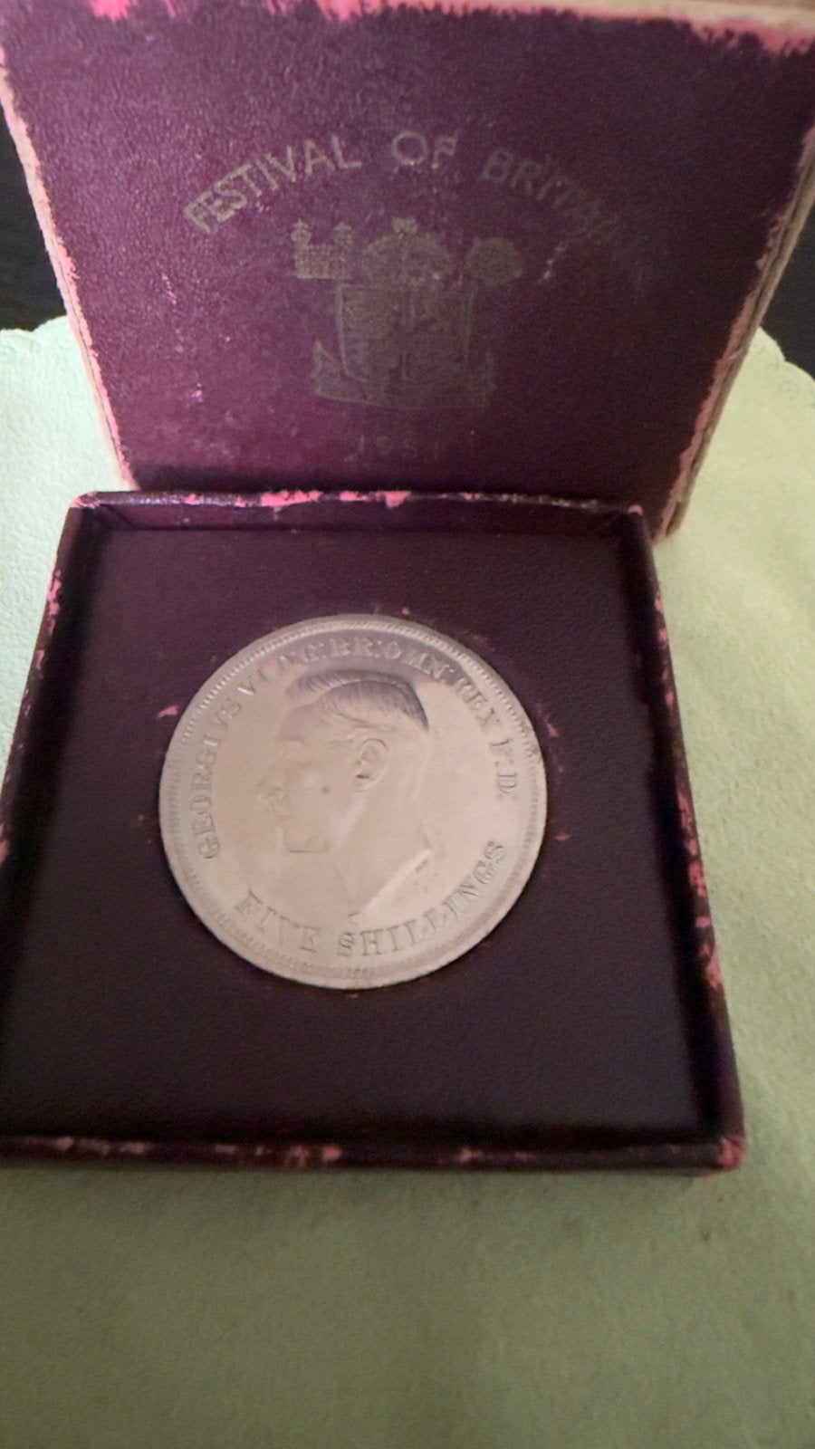 1951 FESTIVAL OF BRITAIN 5 Shillings Crown, Verzenden, Koper