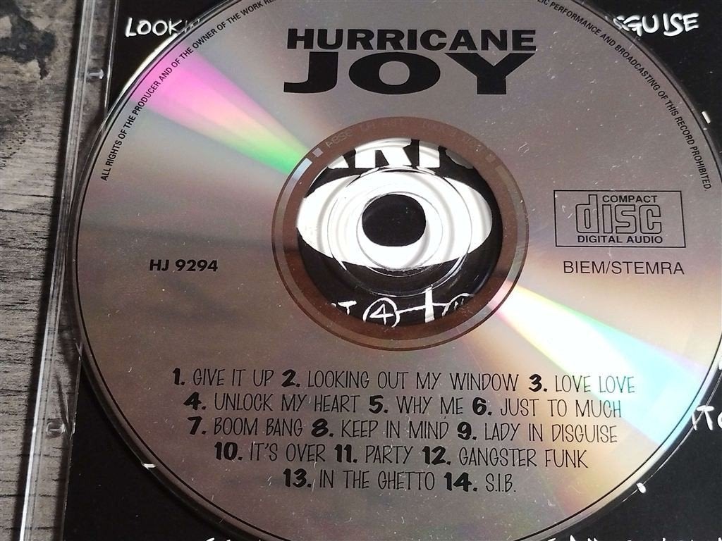 Hurricane Joy ‎– Hurricane Joy, Ophalen of Verzenden, Zo goed als nieuw, Poprock