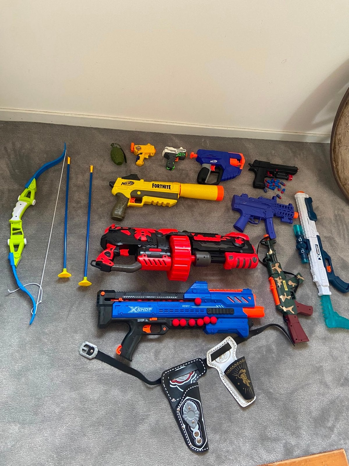 Grote collectie Nerf en Fortnite speelgoedpistolen, Ophalen, Gebruikt, Jongen of Meisje