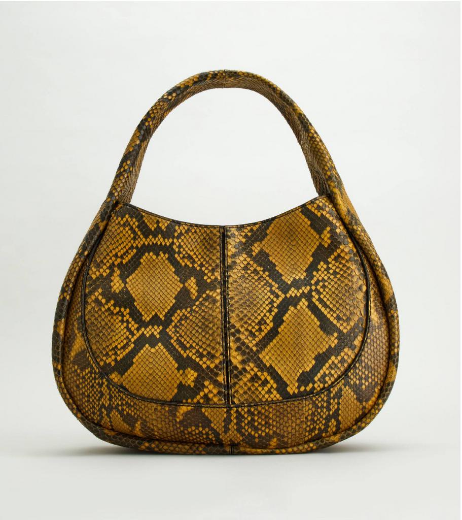 Tod's Python Hobo Tas - Exclusief en Stijlvol, Ophalen of Verzenden, Zo goed als nieuw, Bruin, Handtas