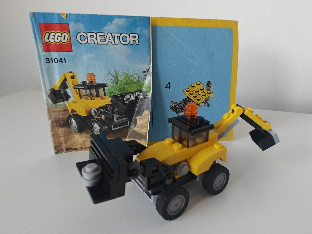 LEGO Creator 31041 – Construction Vehicles (2016), Gebruikt, Lego, Ophalen of Verzenden, Inclusief accessoires