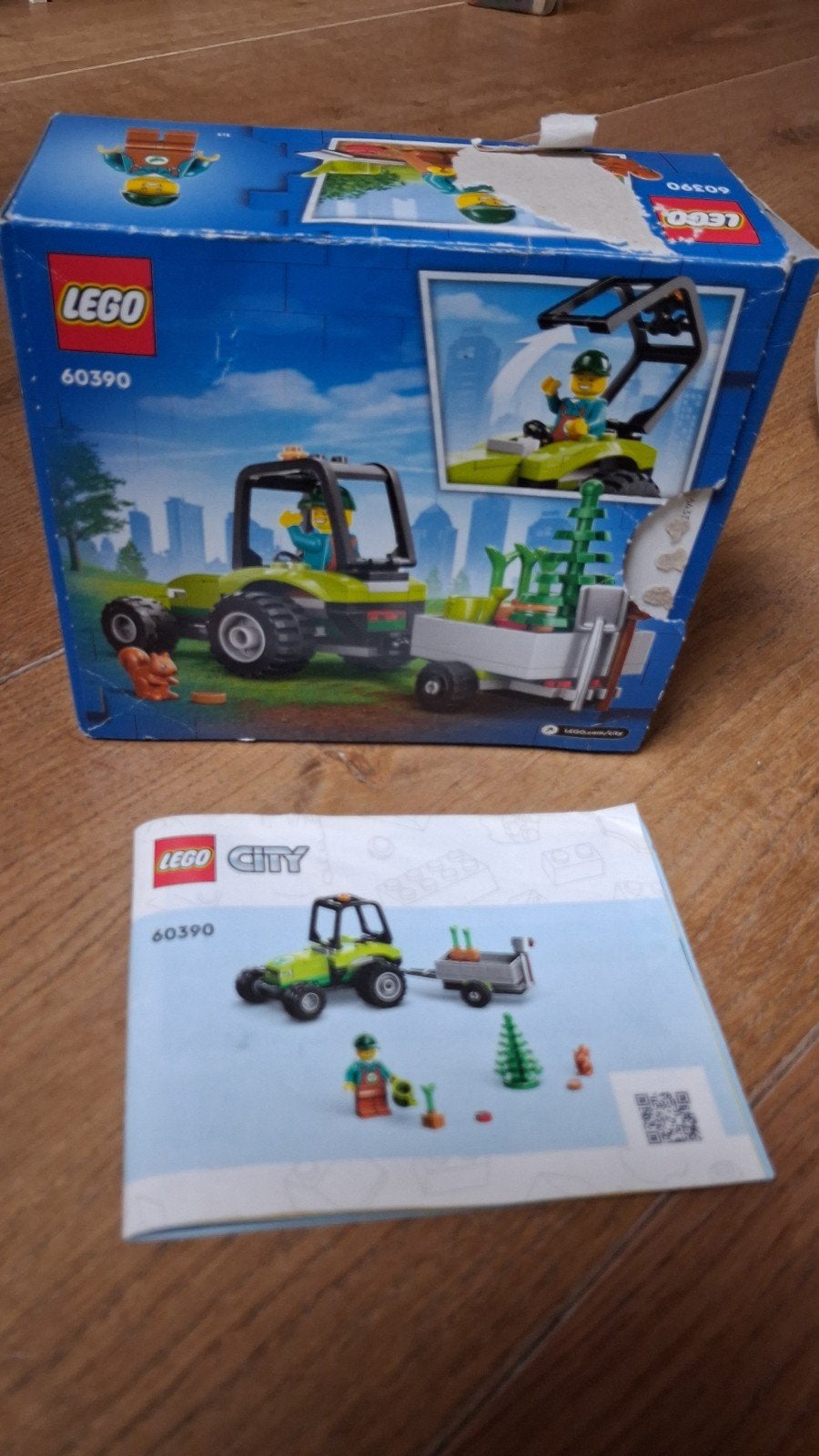 Tractor lego 60390, Ophalen, Lego, Zo goed als nieuw, Complete set