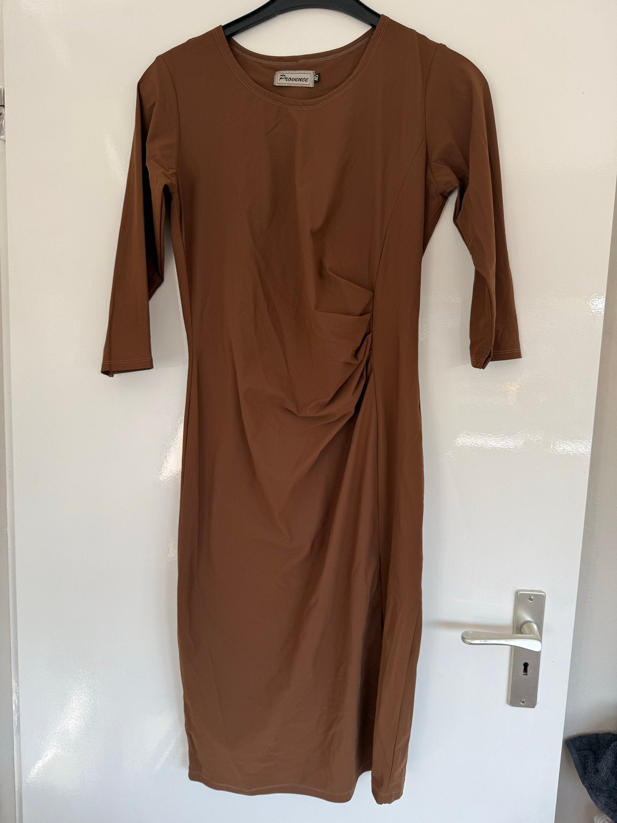 Elegante bruine jurk van Provence - Maat 40, Kleding | Dames, Ophalen of Verzenden, Maat 38/40 (M), Bruin
