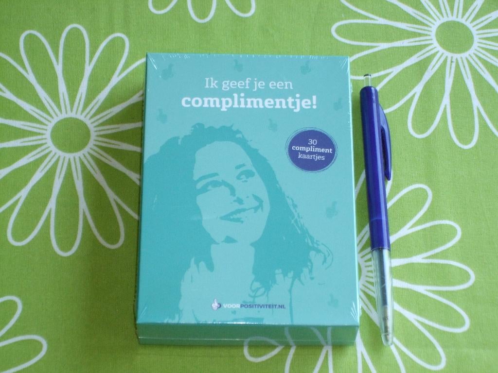 Nieuw in seal: Ik geef je een complimentje! - 30 kaartjes, Ophalen of Verzenden, Nieuw, Spiritualiteit algemeen, Overige typen