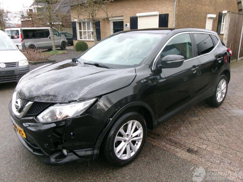Nissan Qashqai 1.2 Connect Edition, Auto diversen, Schadeauto's, Zwart, Handgeschakeld, SUV of Terreinwagen, Benzine