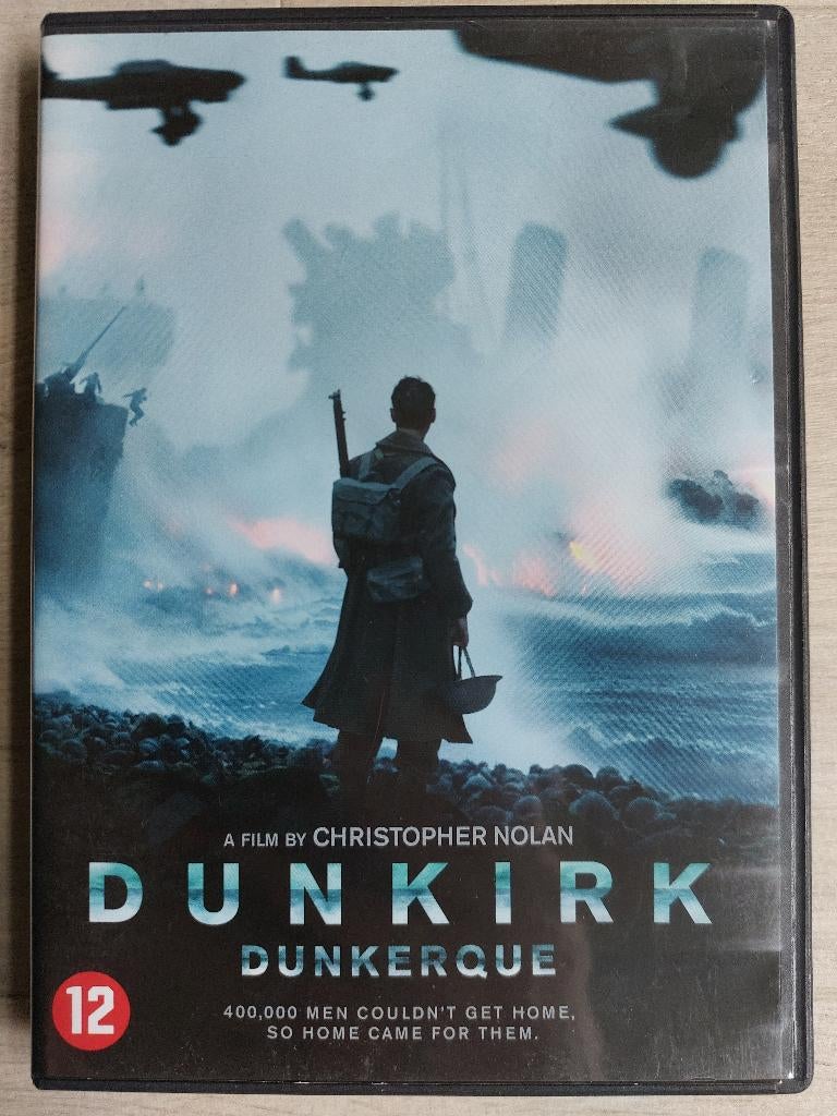 DVD Dunkirk (2017) Christopher Nolan film, Vanaf 12 jaar, Ophalen, Zo goed als nieuw, Oorlog