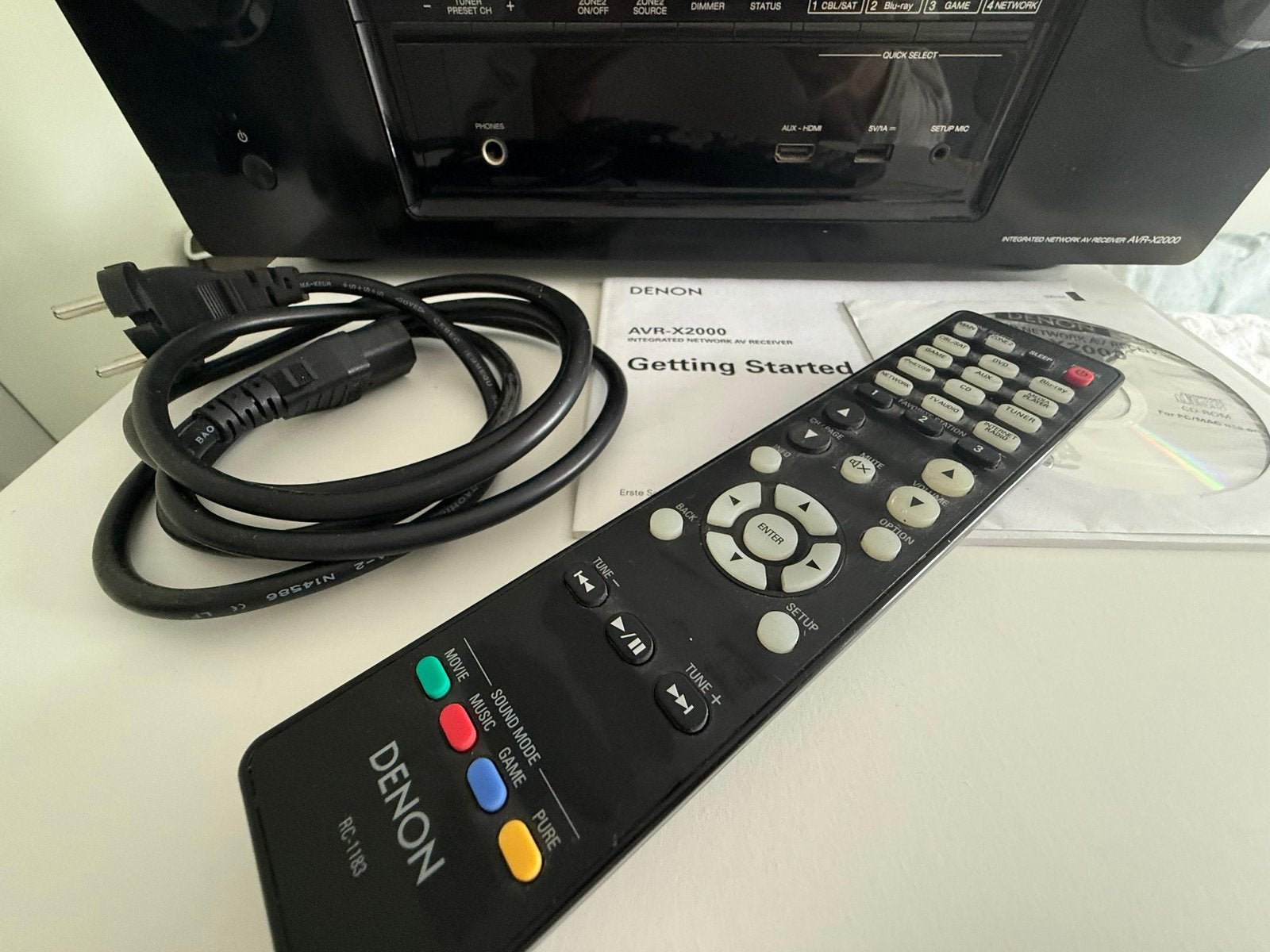 DENON AVR X2000, Ophalen of Verzenden, Gebruikt