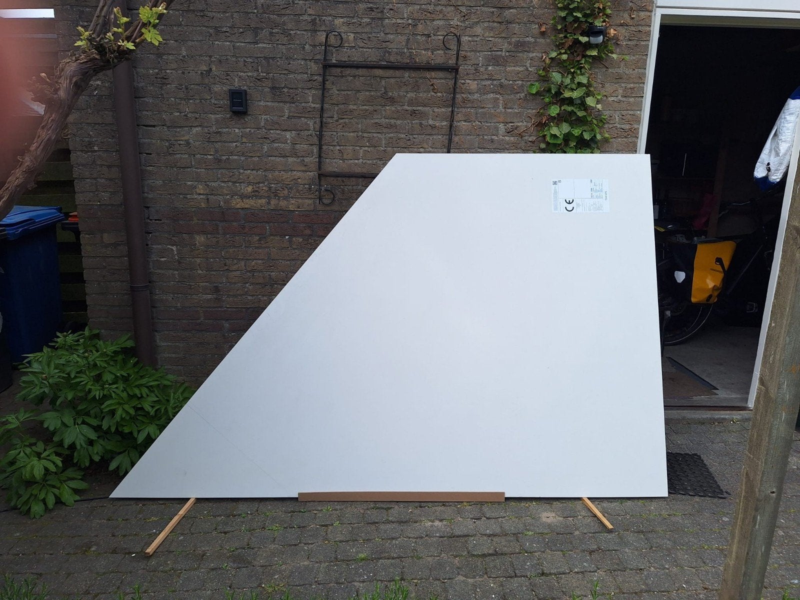 Trespa Izeon HPL plaat RAL9001 - Nieuw, op maat gezaagd, Doe-het-zelf en Verbouw, Platen en Panelen, Ophalen, Nieuw, HPL, Minder dan 20 mm