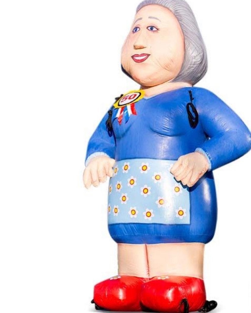 Sara pop 4m te huur, Hobby en Vrije tijd, Feestartikelen | Verhuur, Ophalen, Zo goed als nieuw, Abraham of Sarah