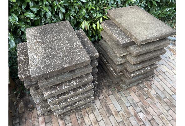 GRATIS grindtegels af te halen!, Ophalen, Gebruikt, 10 m² of meer, Beton