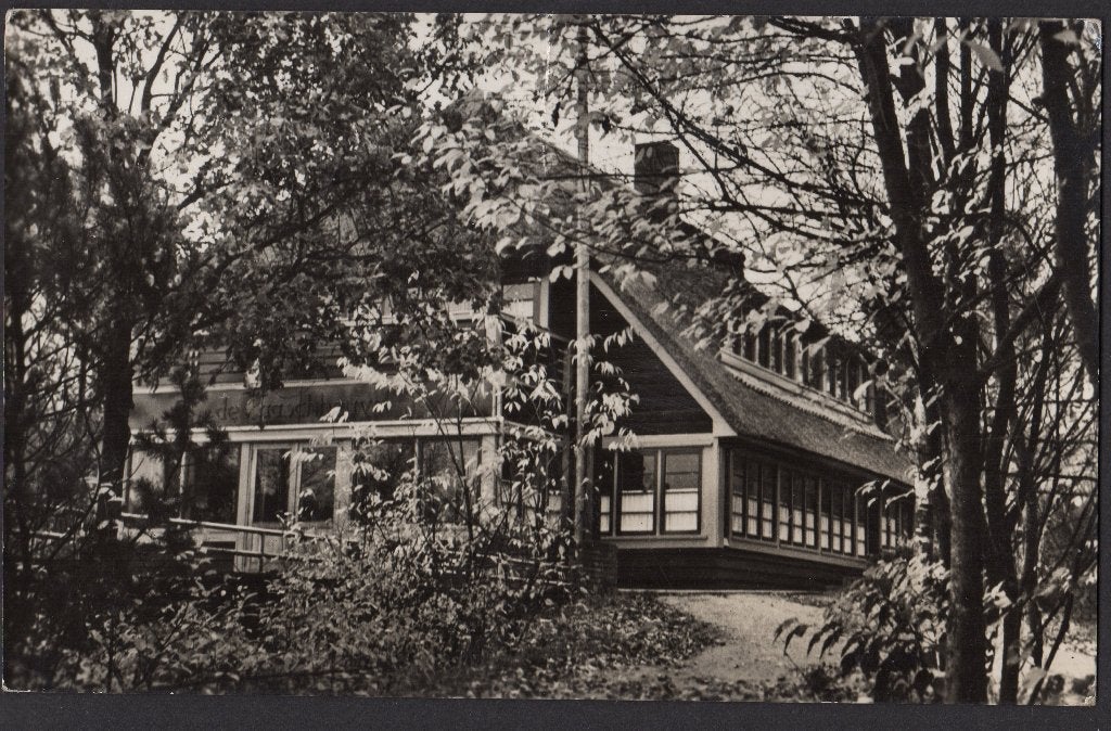 Vierhouten, De Paasheuvel, gebr. 1958, Ophalen of Verzenden, 1940 tot 1960, Gelopen, Gelderland