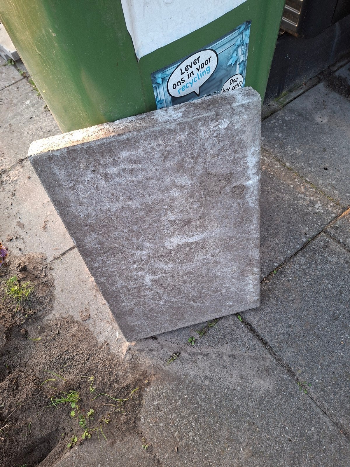 Betontegel 60x40x6 cm - Ideaal voor terras of pad, Ophalen of Verzenden, Gebruikt, Beton, Terrastegels
