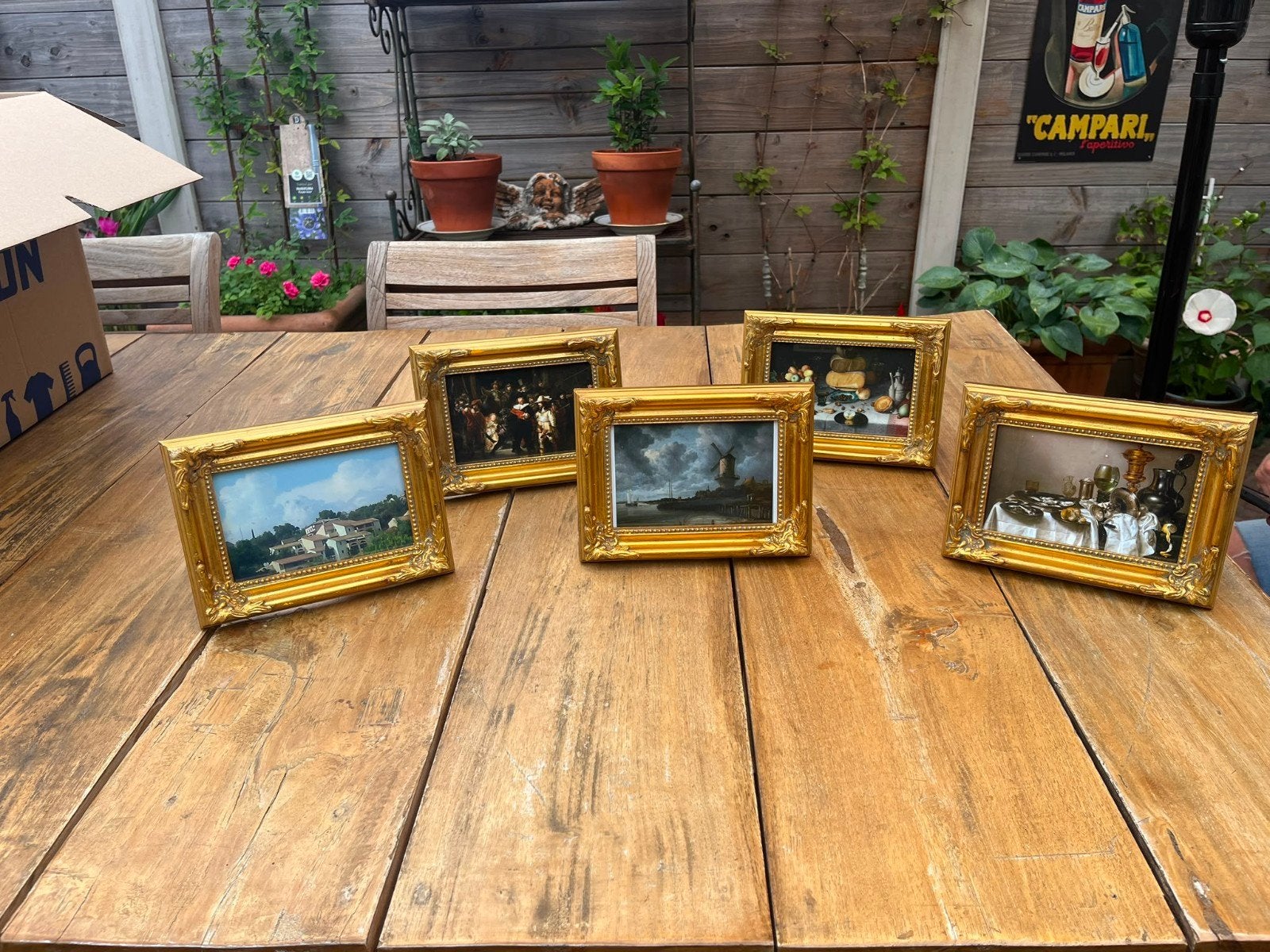 Klassieke fotolijstjes., Huis en Inrichting, Woonaccessoires | Spiegels, Ophalen, Minder dan 50 cm, Zo goed als nieuw, Minder dan 100 cm