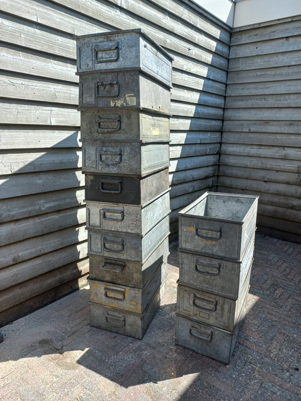 Stalen bakken, Ophalen, Gebruikt, 40 tot 60 cm, 50 tot 75 cm