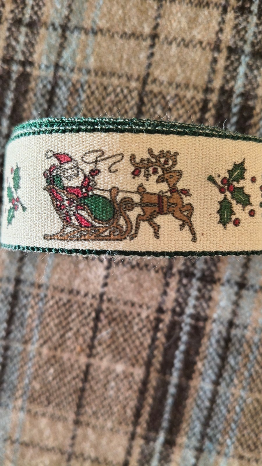 kerst lint/kerst band, Ophalen of Verzenden