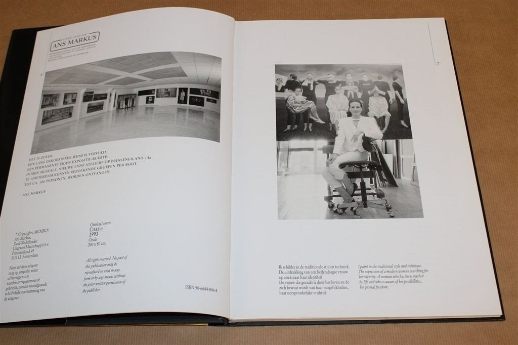 Ans Markus — Kunstboek vol expressieve schilderijen [1995], Ophalen of Verzenden, Zo goed als nieuw