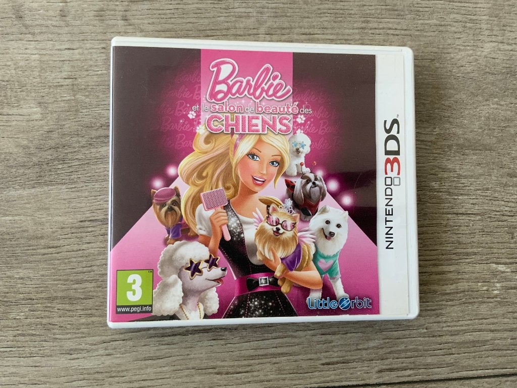 Nintendo 3DS Barbie Groom and Glam Pups / Hondenshow
