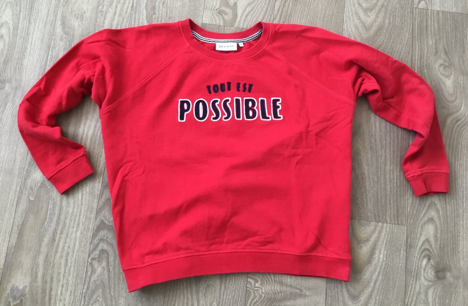 Dames sweater trui rood Bien Bleu maat S in goede staat!, Ophalen of Verzenden, Zo goed als nieuw, Maat 36 (S), Rood