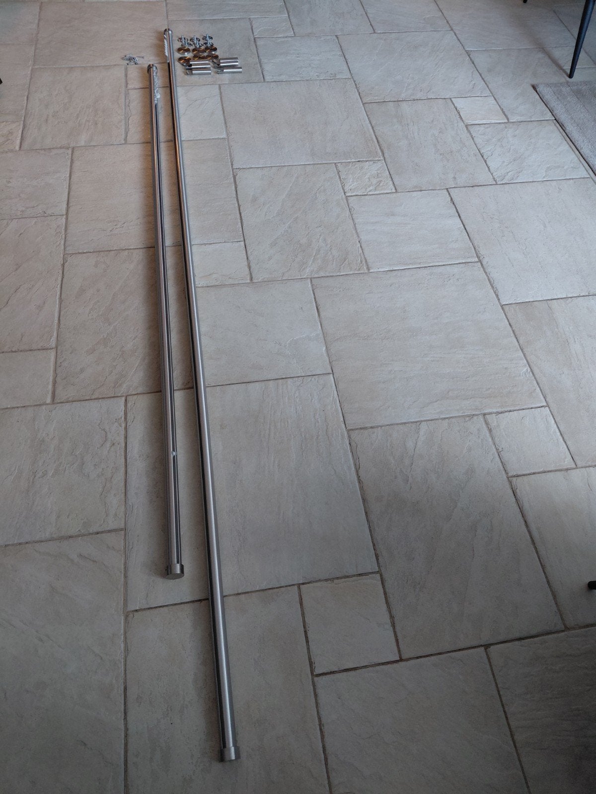 Roedes  met steunen 2 stuks RVS, Ophalen, 50 tot 100 cm, Minder dan 100 cm
