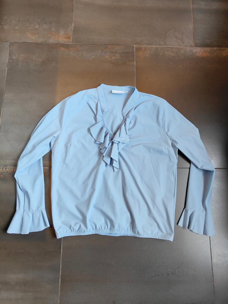 Helena Hart Blouse Maat XL/42, Kleding | Dames, Blouses en Tunieken, Zo goed als nieuw, Maat 46/48 (XL) of groter, Blauw, Ophalen of Verzenden