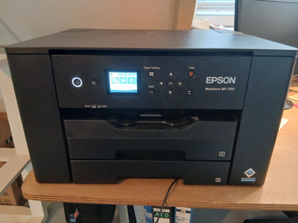 Epson WorkForce WF-7310 All-in-One Printer, Computers en Software, Printers, Zo goed als nieuw, All-in-one, Inkjetprinter, Kleur printen