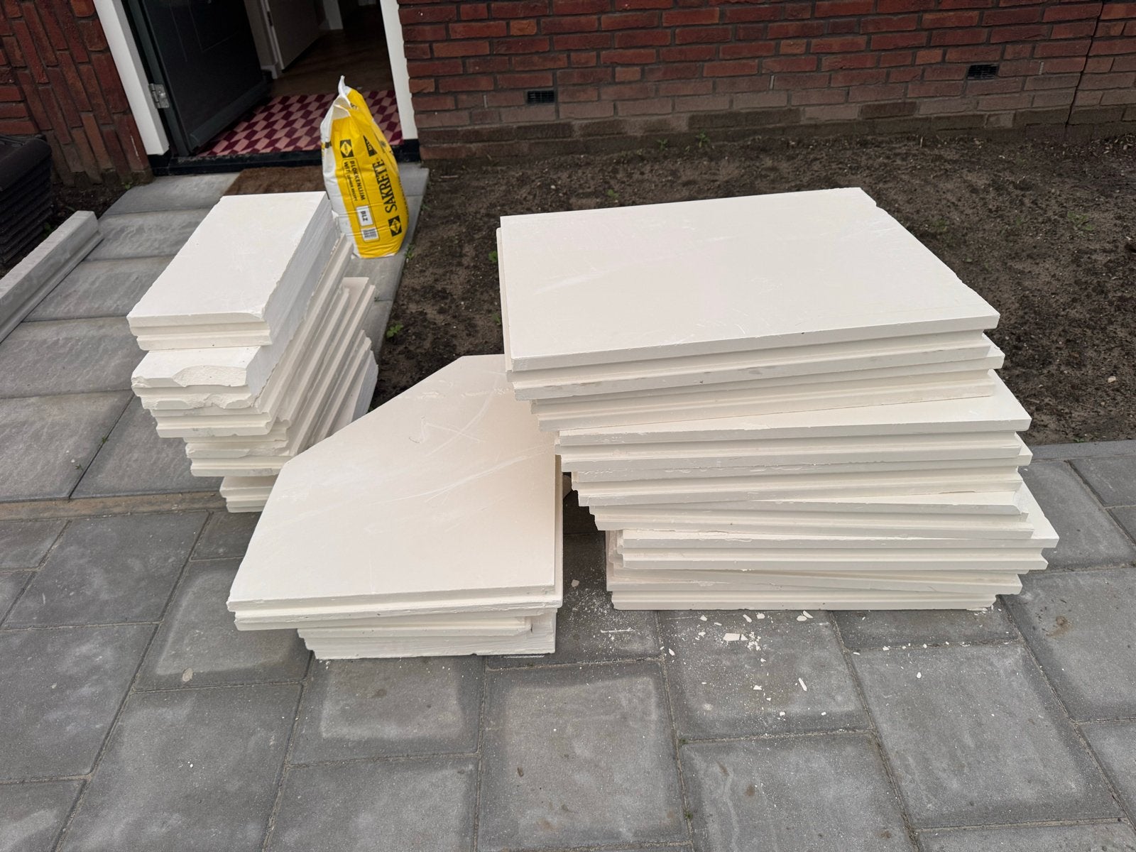 Gibo blokken, verschillende afmetingen, gratis!, Ophalen, Gebruikt, Wandtegels, 5 tot 10 m²