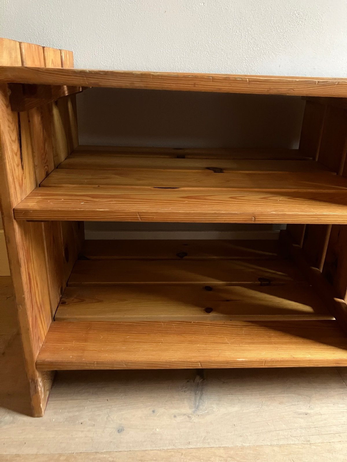 Audiomeubel grenenhout - 88x50x41 cm, Ophalen, Gebruikt, Bruin, Vintage