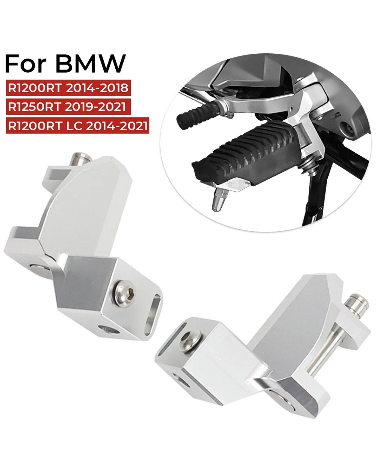 Bmw r 1200/1250 rt voetsteun verlagers NIEUW, Motoren, Ophalen of Verzenden, Nieuw