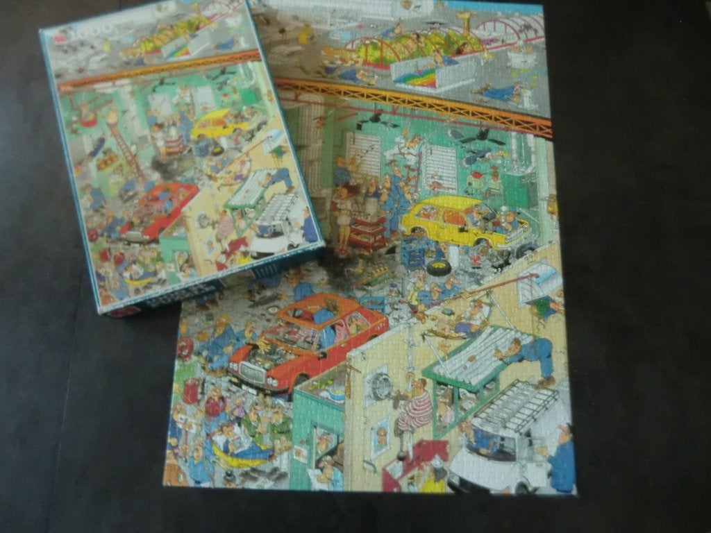 Jan van Haasteren: "Moderne Techniek", Ophalen of Verzenden, 500 t/m 1500 stukjes, Gebruikt, Legpuzzel