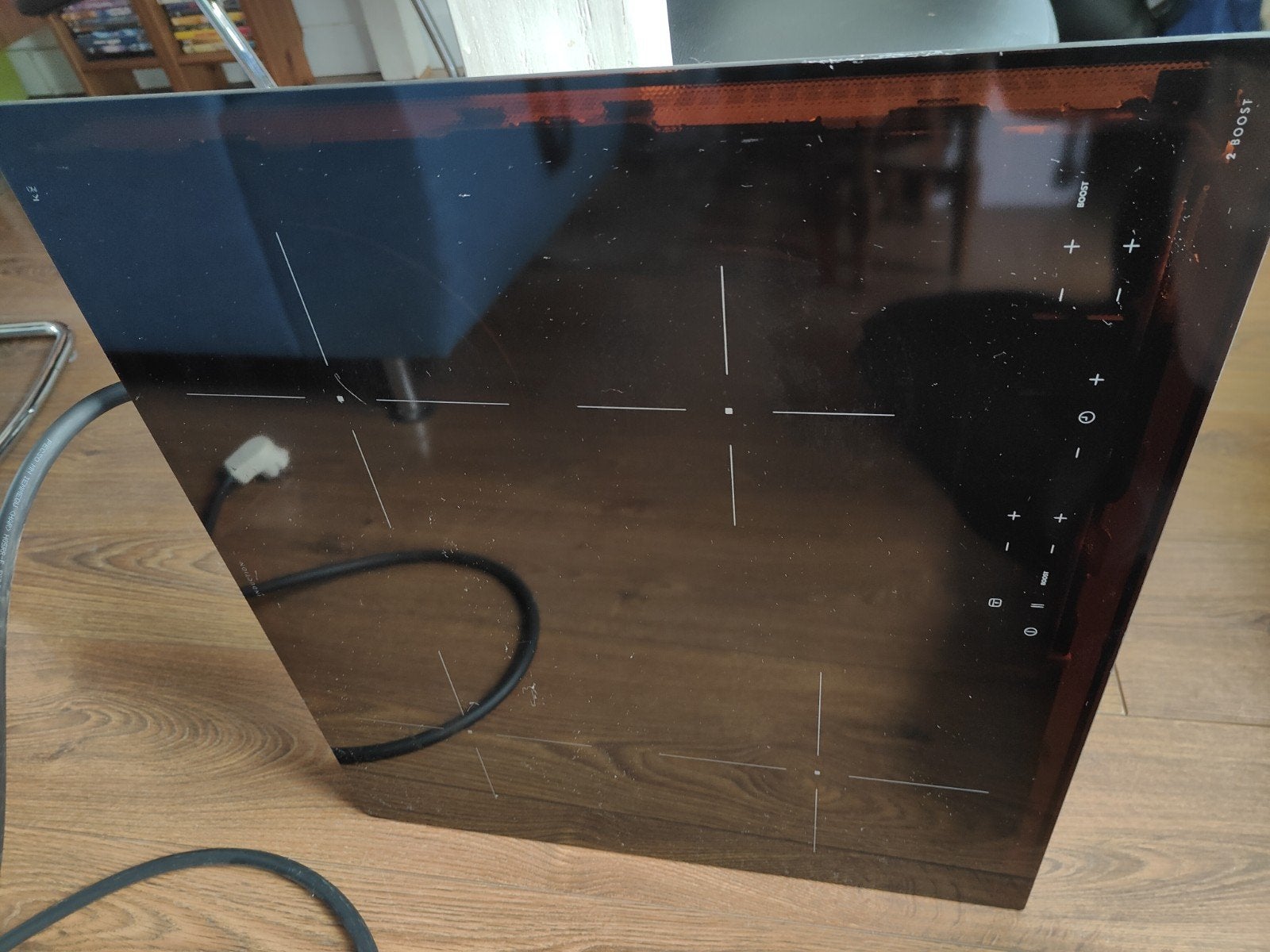 IKEA MATMÄSSIG Inductiekookplaat - Zo goed als nieuw, Ophalen, Gebruikt, Minder dan 85 cm, 4 kookzones