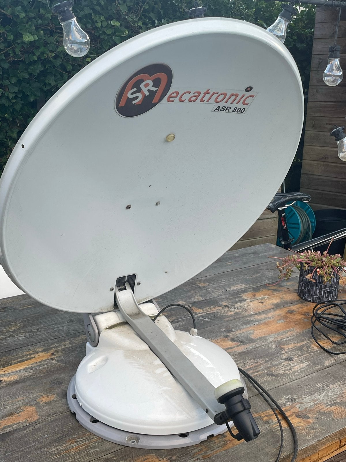 SR Mecatronic ASR 800 Automatische Satelliet Schotel Camper, Audio, Tv en Foto, Ophalen of Verzenden, Gebruikt, (Schotel)antenne