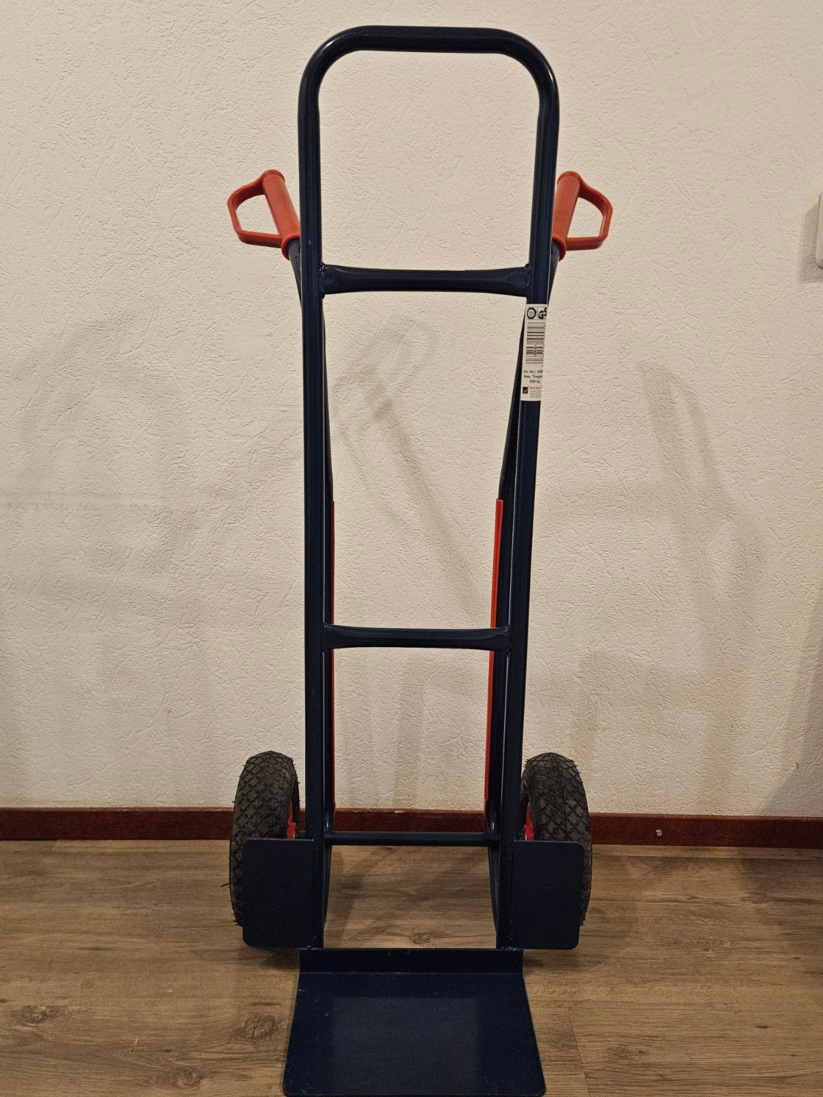 Stevige steekwagen met luchtbanden, Ophalen, Zo goed als nieuw, Steekwagen
