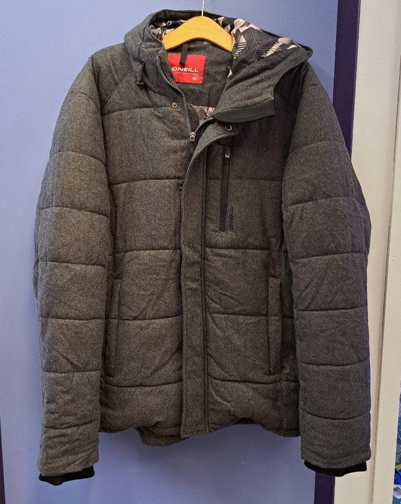 Dikke warme winterjas van O’Neill antracietgrijs 2XL 49636, ., Maat 46/48 (XL) of groter, Nieuw, Ophalen of Verzenden