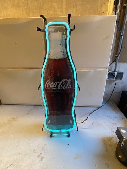 Coca Cola lichtreclame, Ophalen, Zo goed als nieuw, Lichtbak of (neon) lamp