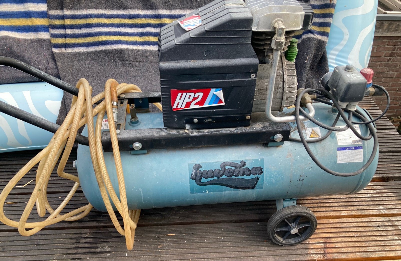 Compressor, Ophalen, Gebruikt, 10 bar of meer, 25 tot 100 liter