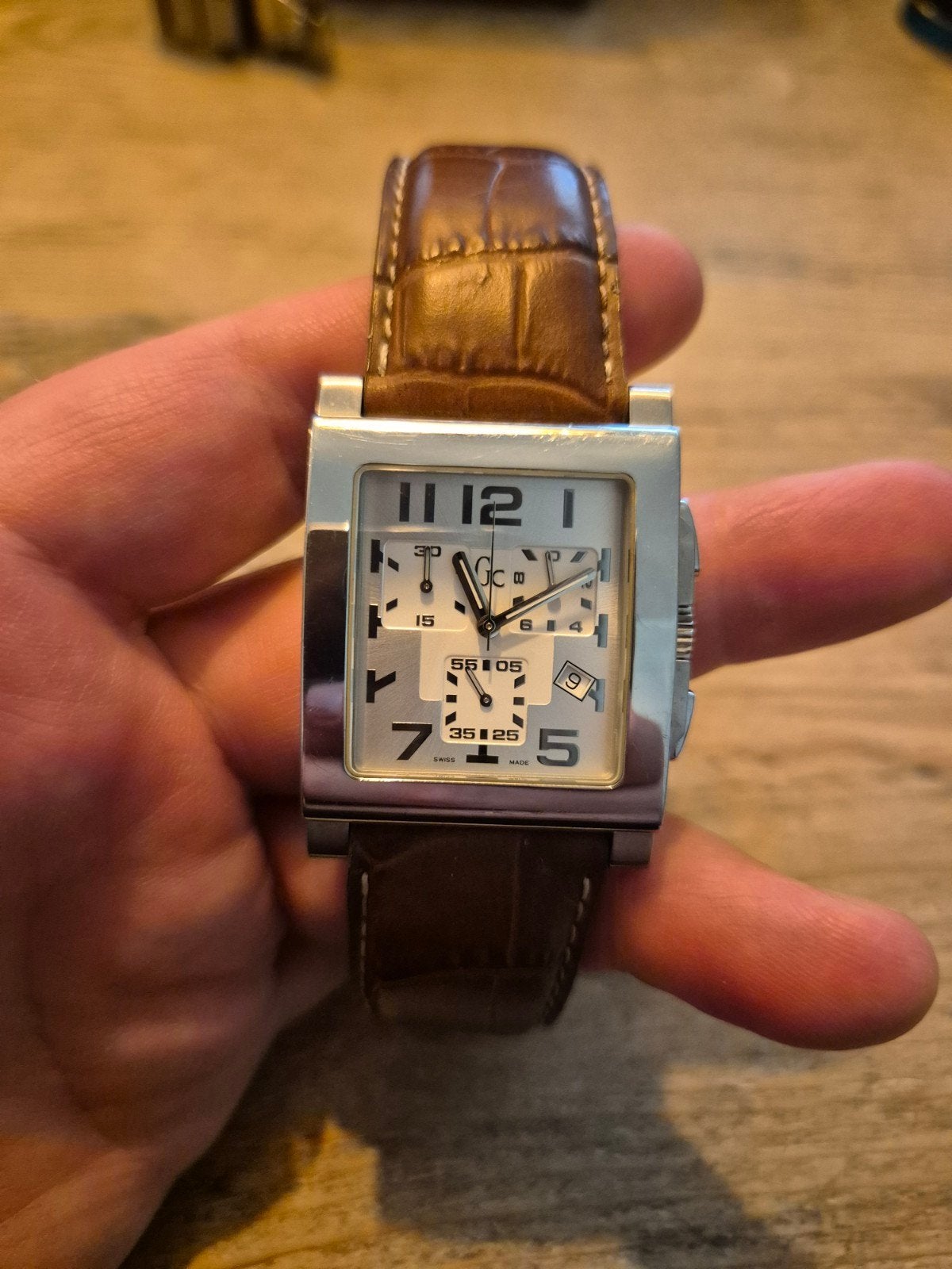 GC (Guess Collection) GC19000 Herenchronograaf Swiss Made, Ophalen of Verzenden