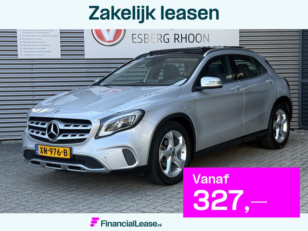 Mercedes-Benz GLA 180 Premium AUTOMAAT,NAVI/CAM,PANO, 12 maanden, Gebruikt, 4 cilinders, Leder en Stof