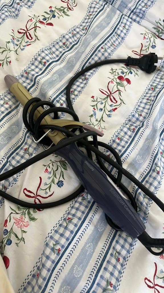 Philips saloncurl ceramic, Ophalen of Verzenden, Gebruikt, Pruik of Haarverlenging