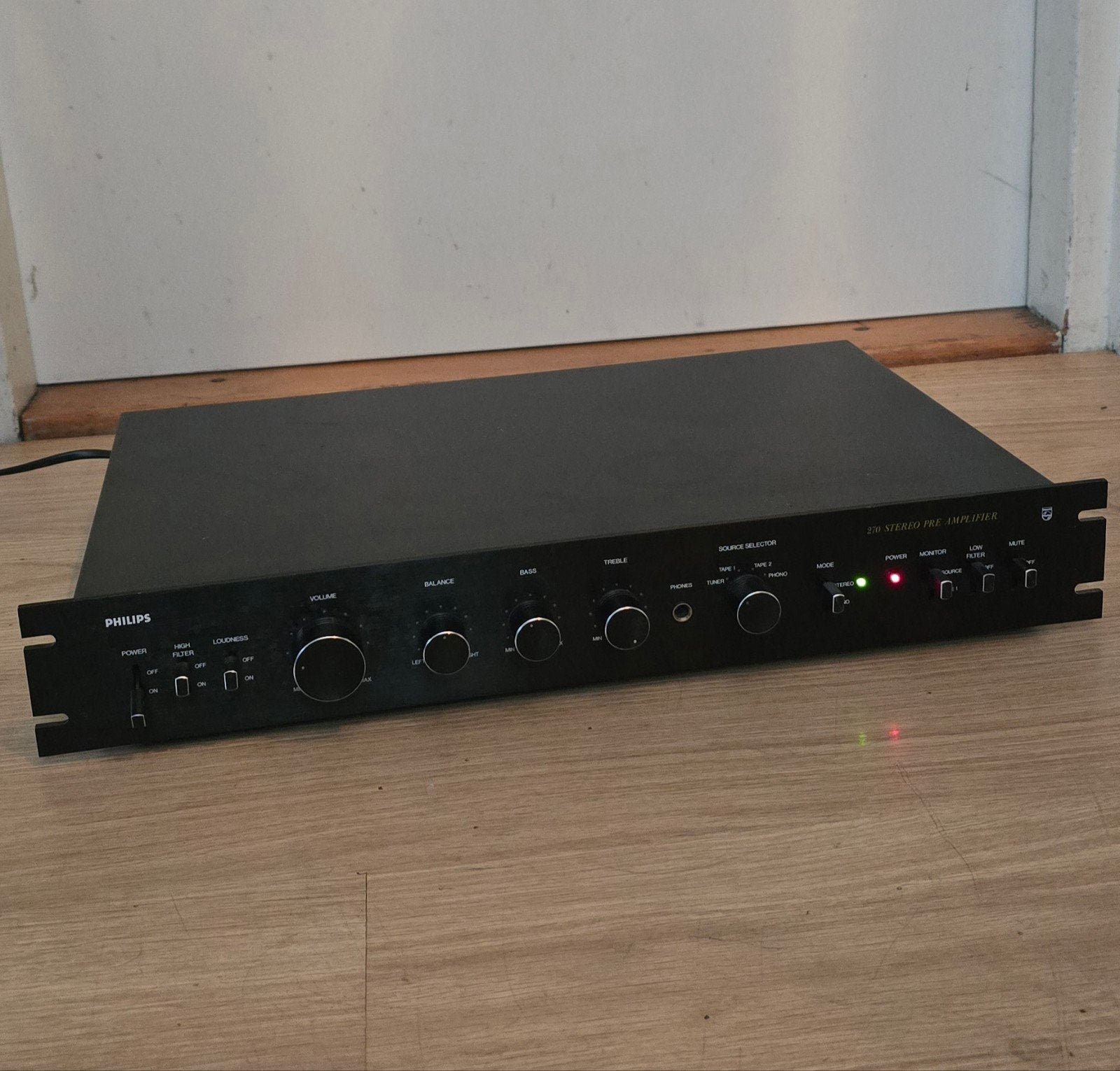 Philips 270 Stereo Voorversterker - Vintage Audio, Ophalen of Verzenden