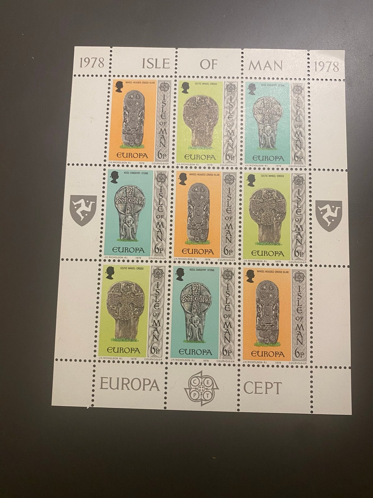 Isle of Man 1978 postfris - 2 verschillende velletjes, Ophalen of Verzenden, Postfris