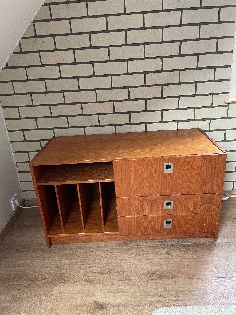 Vintage grammofoonplaten kastje, Ophalen