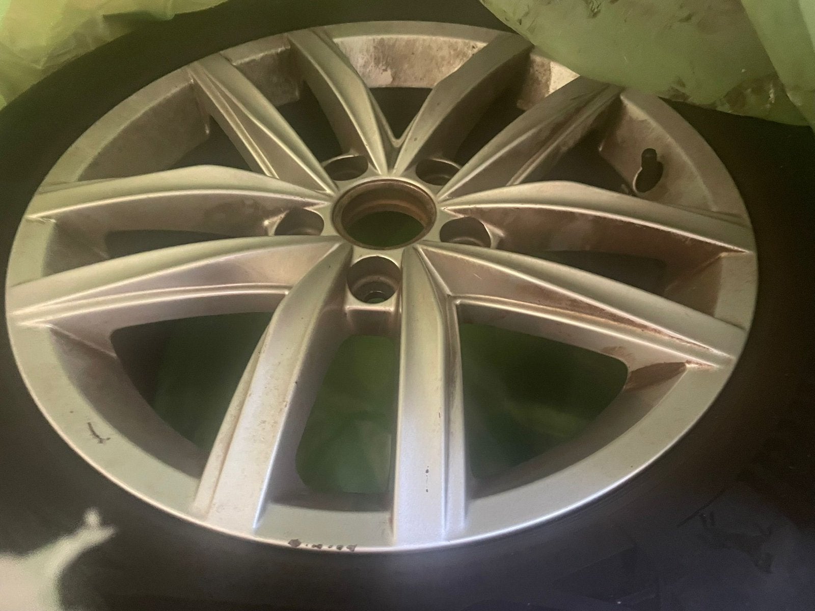 Vw golf velg +band In Zeer Goede staat. Hele Set, Ophalen, Zo goed als nieuw