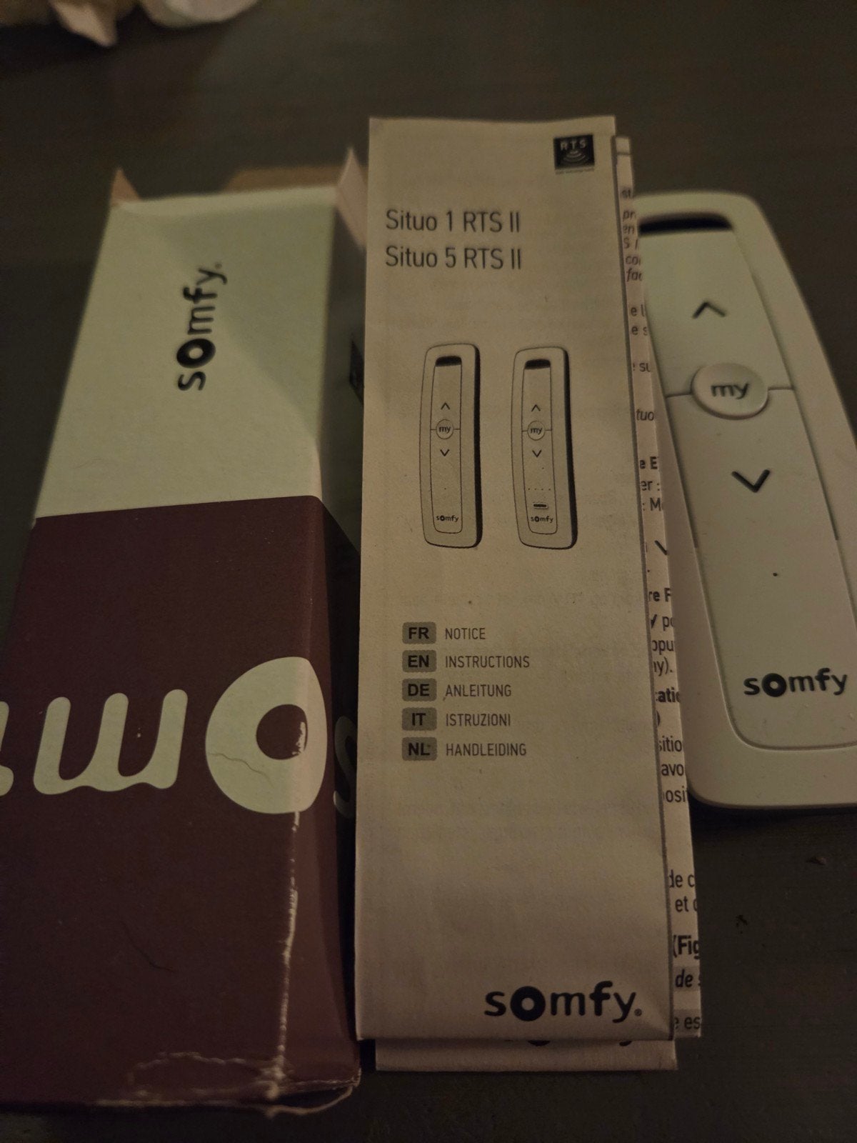 somfy afstandbediening, Doe-het-zelf en Verbouw, Rolluiken, Minder dan 100 cm, Wit, Nieuw, Ophalen of Verzenden